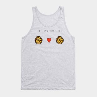 Social Distancing Food Pizza 2m Apart Tank Top